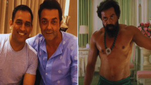 Bobby deol and Ms Dhoni