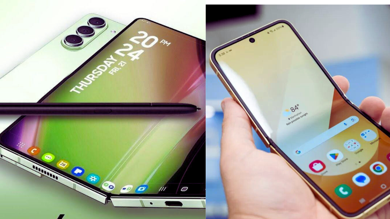 Samsung Galaxy Z Fold 6 smartphone and Galaxy Z Flip 6